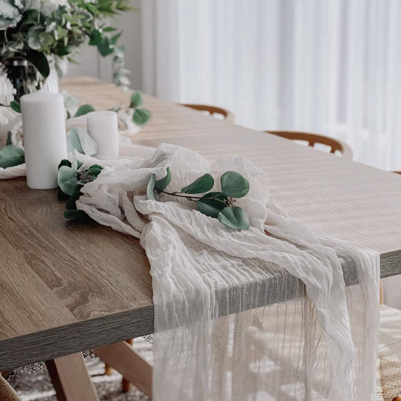 Gauze/Cheesecloth Table Runner
